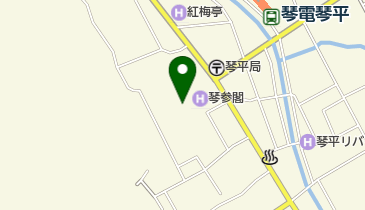 ことひら温泉琴参閣 結婚式場の地図画像