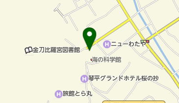 さぬき一刀彫嵯峨山の地図画像