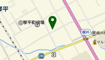 金比羅醤油株式会社の地図画像