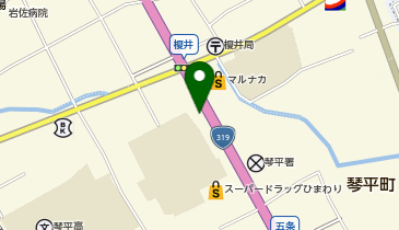 秋山モータースの地図画像