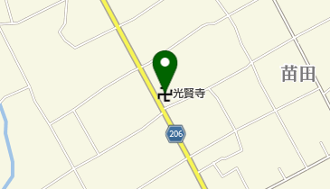 光賢寺の地図画像