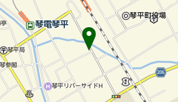 長原洋服店の地図画像