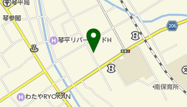 フジノ理容所の地図画像