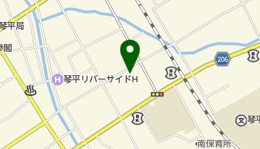 アクト(ACT)ことひら町立ギャラリーの地図画像