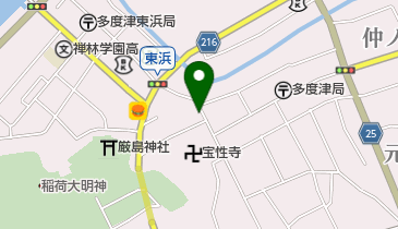 秋山ガラス店の地図画像