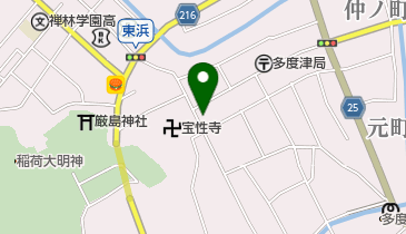 島田家具店の地図画像