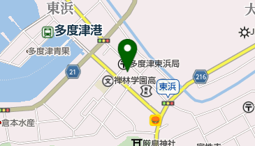多度津商工会議所の地図画像