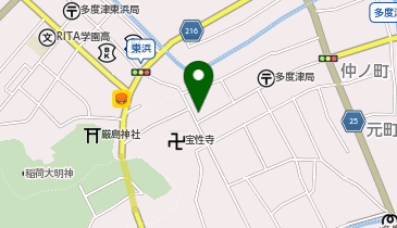 しらゆり化粧品店の地図画像