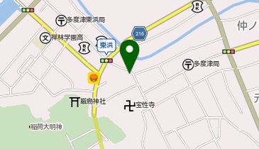 澤井自転車店の地図画像