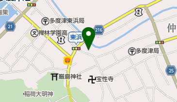 買田果物店の地図画像