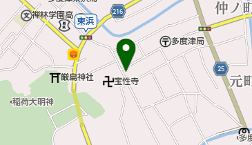 行事はきもの店の地図画像