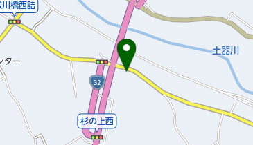 杉上酒店の地図画像