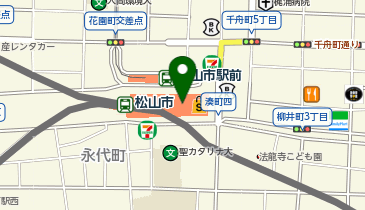 無印良品松山の地図画像