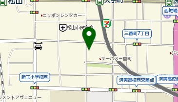 愛媛県医薬品卸業協会の地図画像