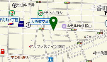 愛媛画材株式会社の地図画像