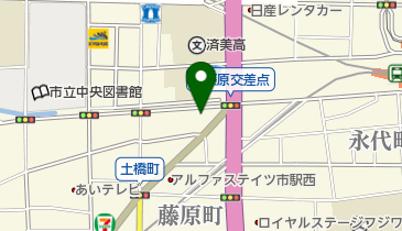 安藤石油株式会社の地図画像