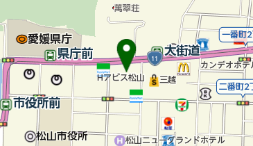 イルビゾンテ松山店の地図画像