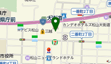 三島果物店の地図画像