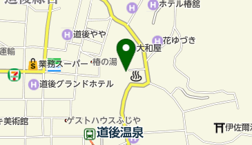 一六本舗 道後店の地図画像