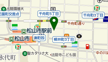 イーオン松山校の地図画像