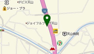 ピアノハウス天山の地図画像