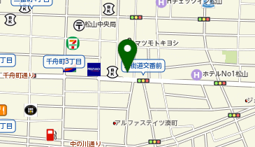 ジョイフル恵利松山店の地図画像
