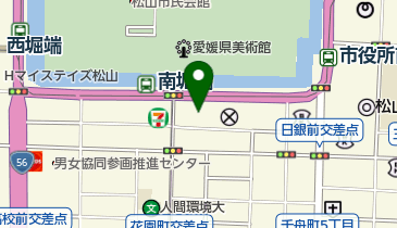 リジェール松山衣裳部の地図画像