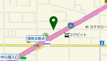 レンタルバイクMジャパンの地図画像