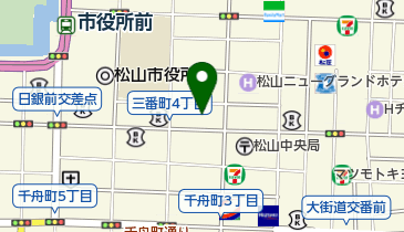 名鉄観光サービス株式会社松山支店の地図画像