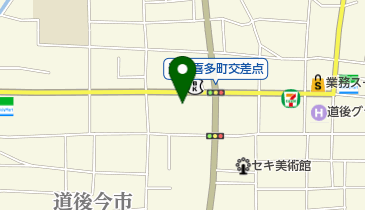 カトリック道後教会の地図画像