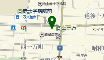 日本基督改革派松山教会の地図画像