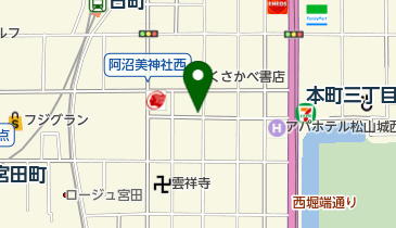 石田クリーニング株式会社 萱町店の地図画像