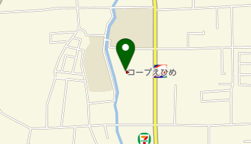 コープえひめ コープひさえだの地図画像