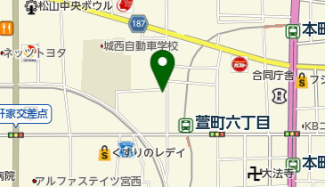 メナード化粧品 愛光代行店の地図画像