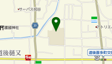湯築児童クラブの地図画像