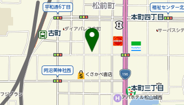 美術刀剣松山の地図画像