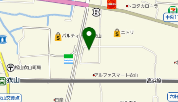 ヒマラヤ松山店の地図画像