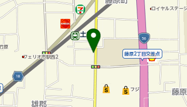 惣菜館わがまま屋の地図画像