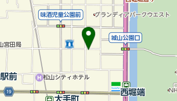 株式会社西村塗料店 萱町店の地図画像