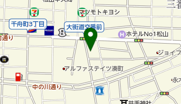 アラモード美容室の地図画像