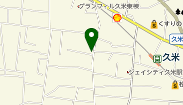 京美容室の地図画像