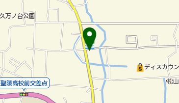 セカンド美容室の地図画像