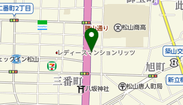 ハート美容室の地図画像