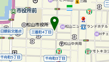 コム・デ・ギャルソン松山の地図画像