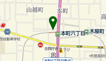 本町食糧の地図画像