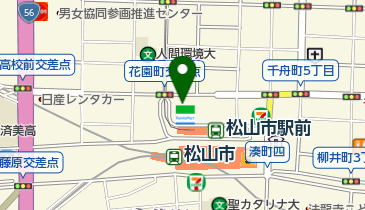 生命保険協会愛媛県協会の地図画像