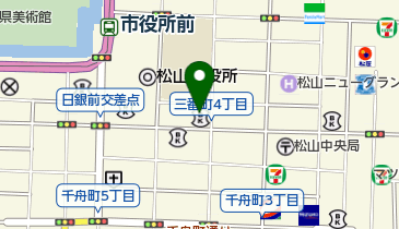 住友生命保険相互会社 松山支社 業務用の地図画像