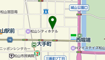 しのはら理容院の地図画像