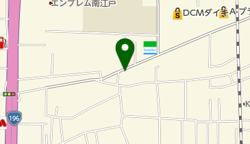 しのはら理容室の地図画像