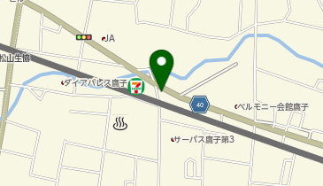 たかの子理容の地図画像